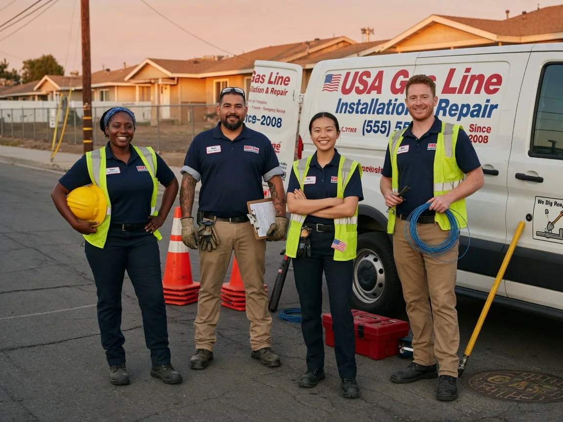 Gas Line Installation company in Arthur, IL